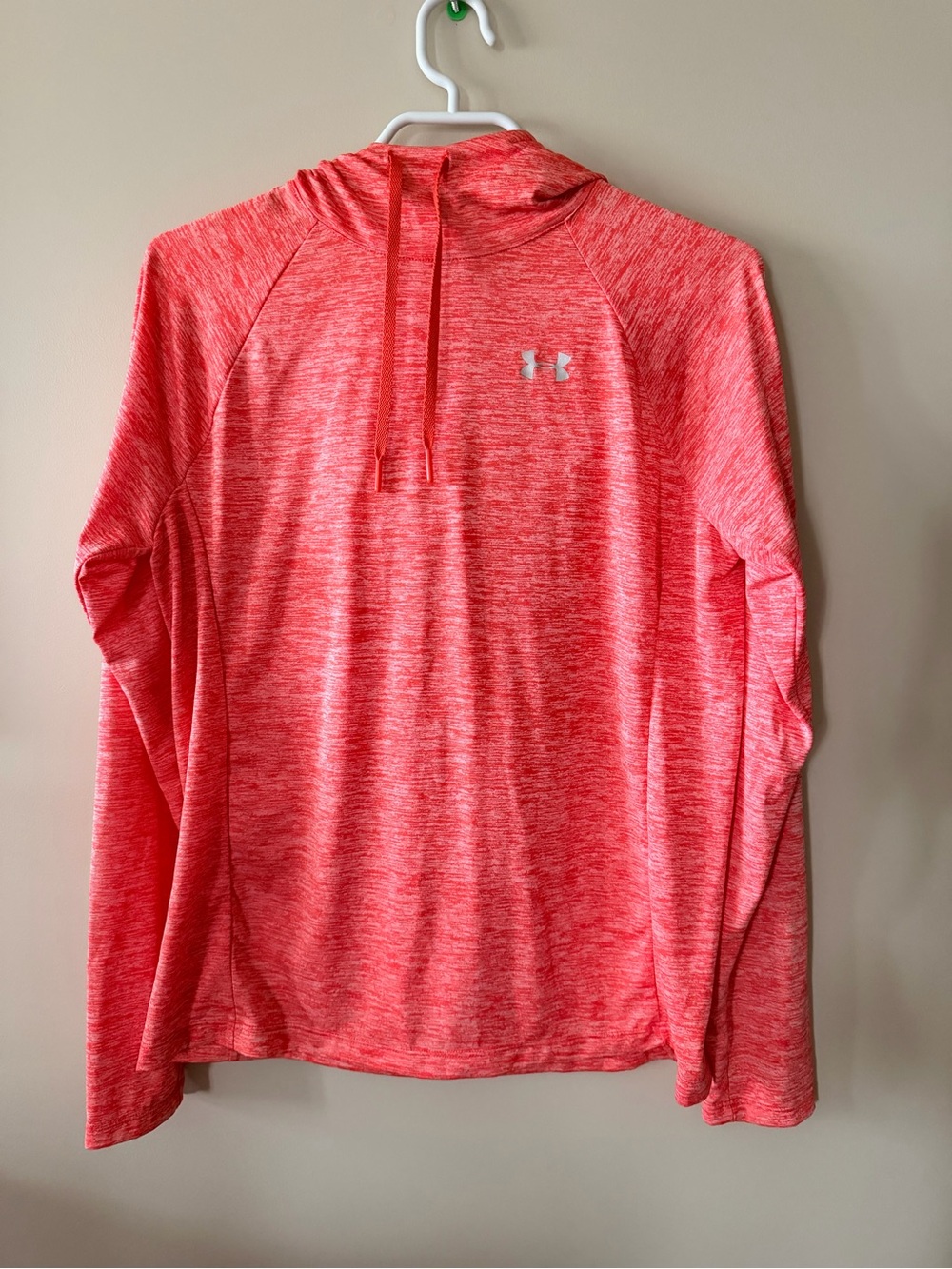 Under Armour - Women’s Heathered Coral Pullover Hoodie